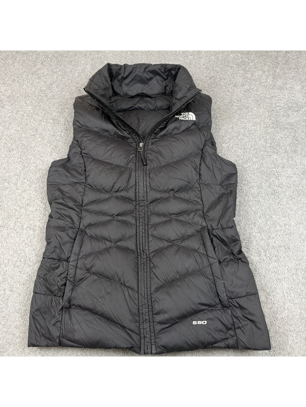 The North Face Women's XS Black 550 Down Quilted Puffer Vest